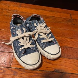 Unisex converse Chuck Taylor all star eyelets denim sneaker W 5/M 3